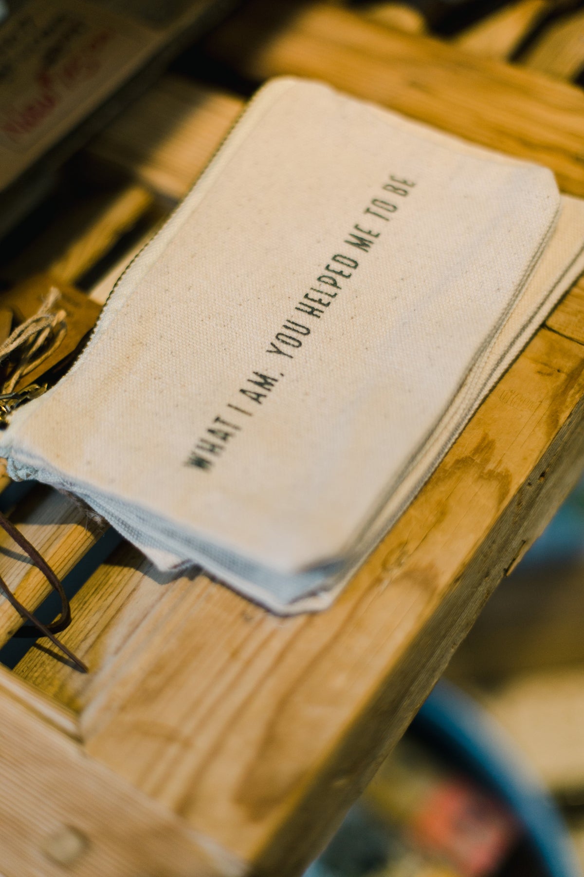 Canvas Tote in natural canvas