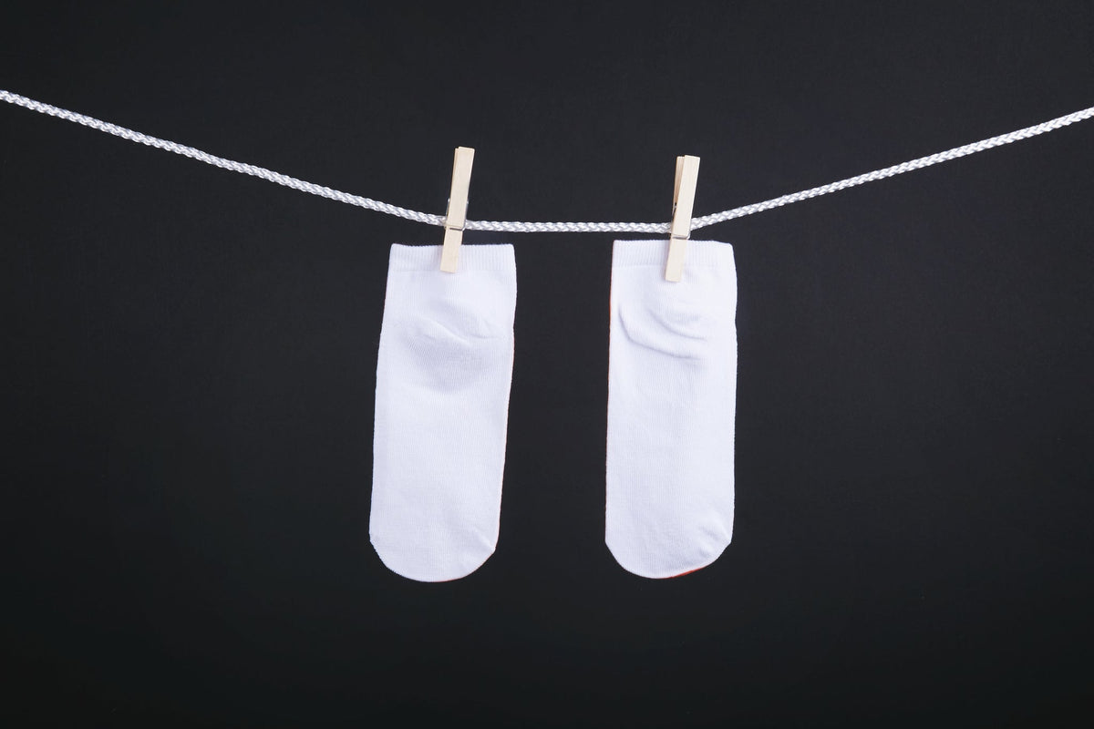 Crew Socks in white, back